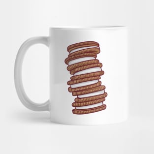 Chocolate Biscuit Pattern Mug